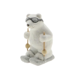 Christmas Deco bear Bruno 8*7*12.5cm