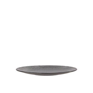 Melamine Grey Plate Round 18x18x2cm