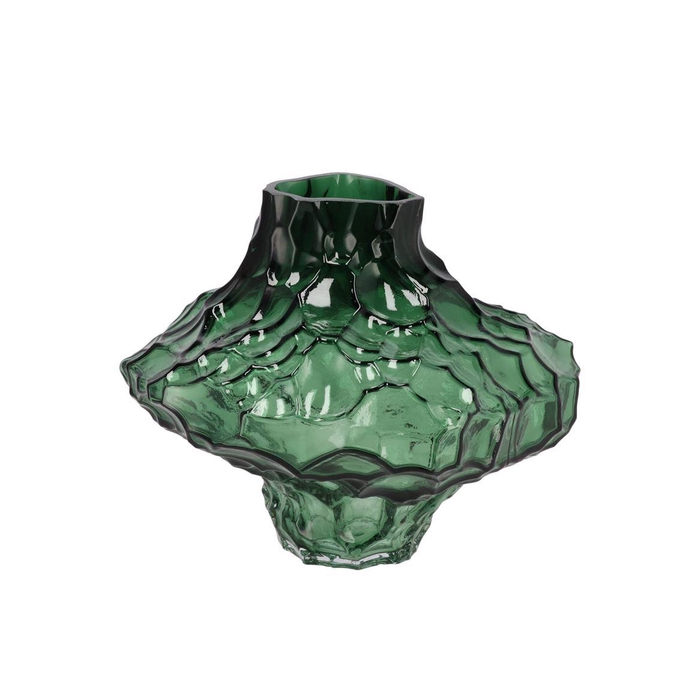 <h4>Filou Green Vase Structure 25x20cm</h4>