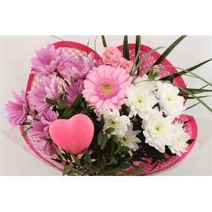 Boeket Micro Roze Valentijn