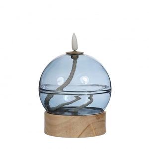 Candle LED oil lamp d10*13.5cm