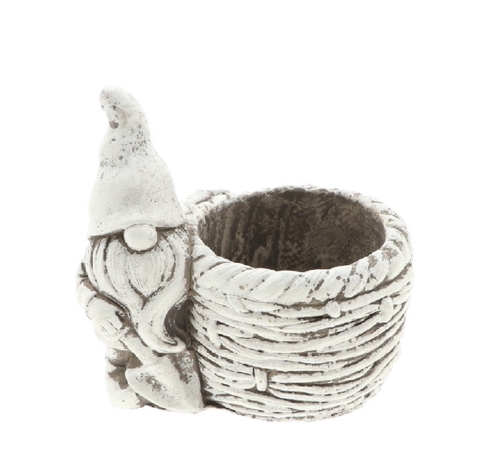 Christmas Ceramics Gnome pot 17*11.5*15.5cm