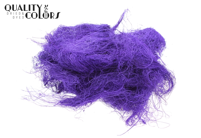 Coco fibre 250gram in poly Purple