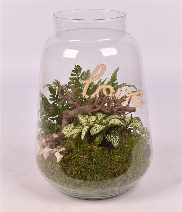 <h4>Glas cilinder Zef met hals 16cm</h4>