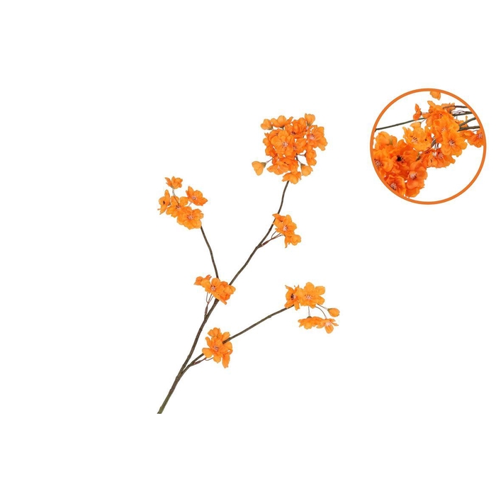 <h4>Silk Cherry Blossom Orange 126cm Nm</h4>