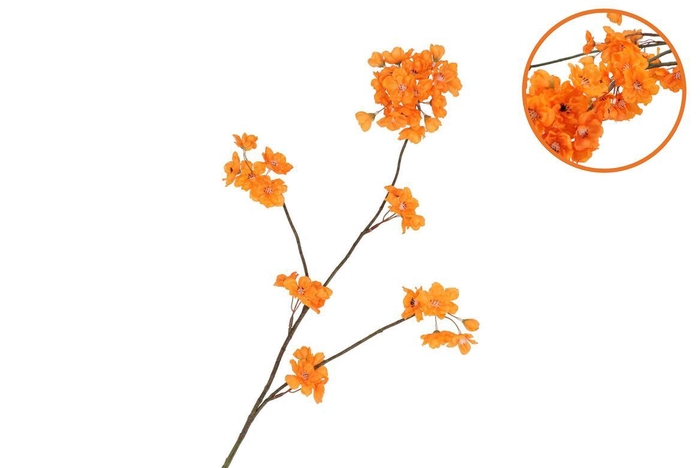 <h4>Silk Cherry Blossom Orange 126cm Nm</h4>
