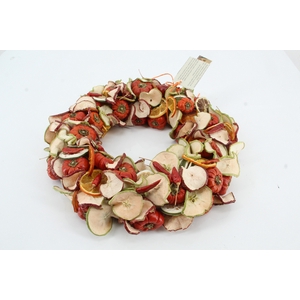 WREATH DRIED FRUIT 30CM