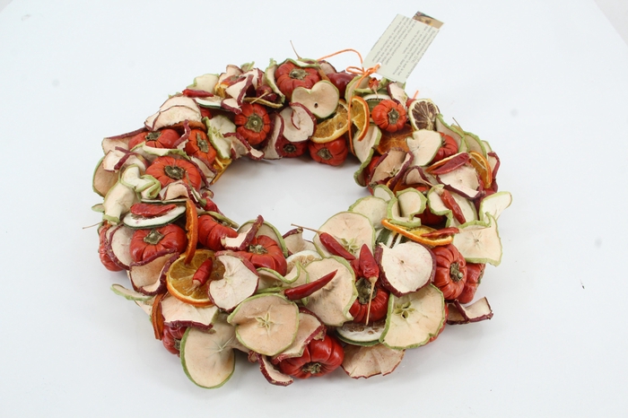<h4>WREATH DRIED FRUIT 30CM</h4>