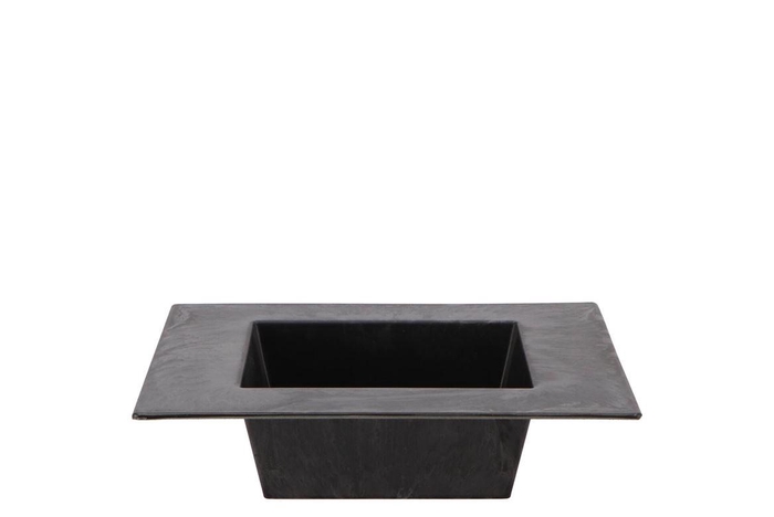 Melamine Grey Bowl Square 20x20x5cm