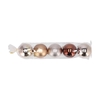 Deco Unbreakable Amber Ball S/5 80mm Nm