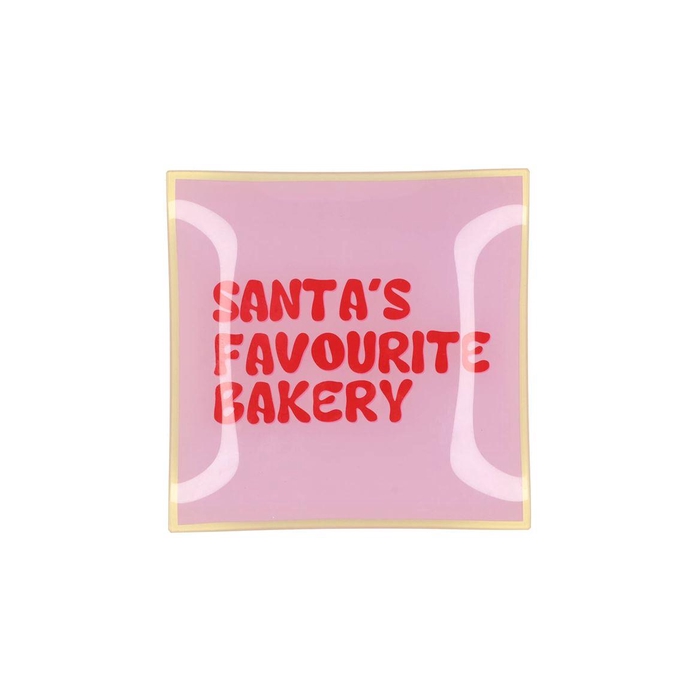 <h4>Plate Square Santas Favourite 18x18x2cm</h4>