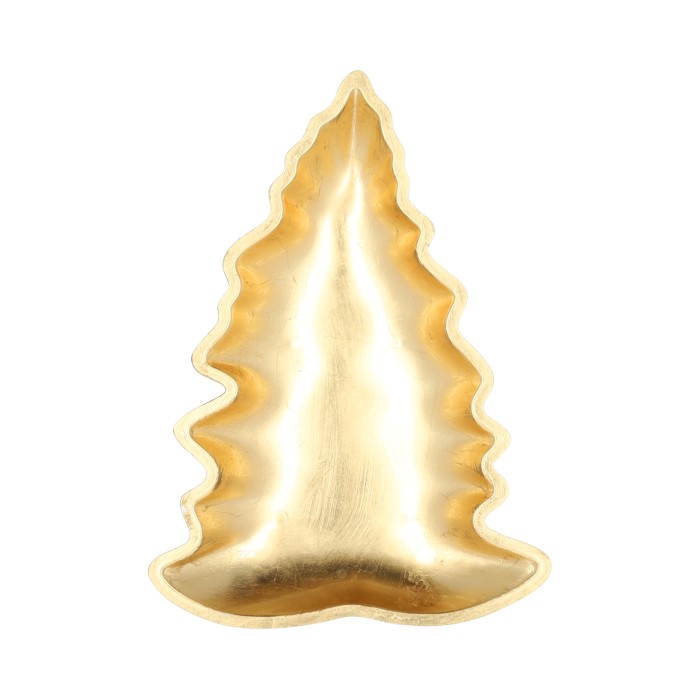 <h4>PLATE MELAM TREE L29W22H4 gold</h4>