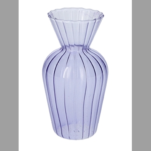 DF02-665292500 - Vase Swirl d6.2/7.4xh14 lilac