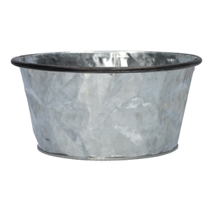 DF04-666774100 - Planter Zinna d18.5xh9 natural