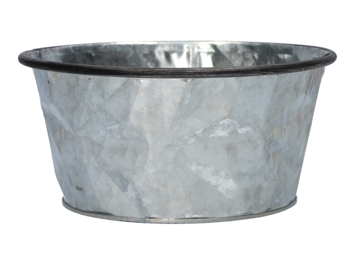 <h4>DF04-666774100 - Planter Zinna d18.5xh9 natural</h4>