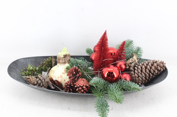 <h4>arr5 Kerst VV - Kunstst. ovaal XL AMA. RED</h4>