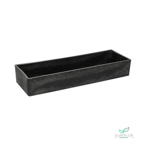 MELAMINE PLANTER GREY 32X10,5XH5