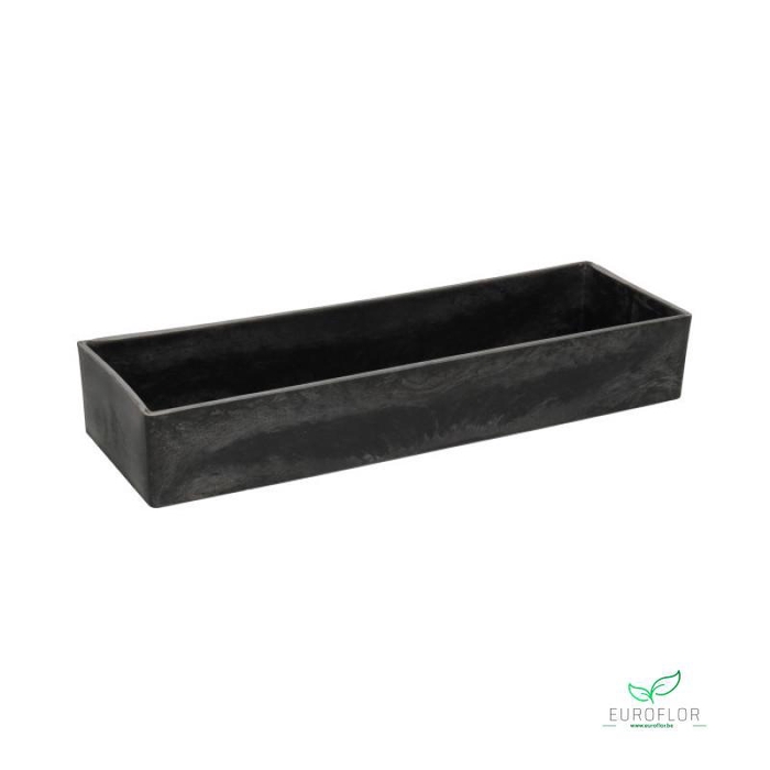 MELAMINE PLANTER GREY 32X10,5XH5