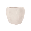 Lisboa White Pot Wave 38x38x33cm