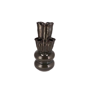 Merlin Green Vase Tubes 17x38cm