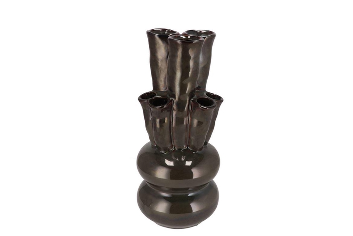 <h4>Merlin Green Vase Tubes 17x38cm</h4>