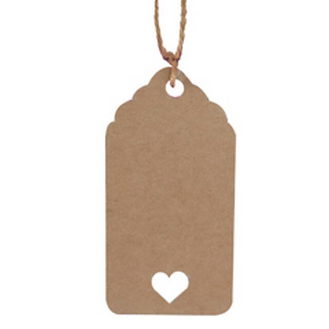 <h4>Label Romance carton 4x8cm + 22cm cord</h4>