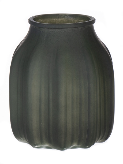 <h4>DF02-664321900 - Vase Suko d8.5/13.8xh16 green</h4>