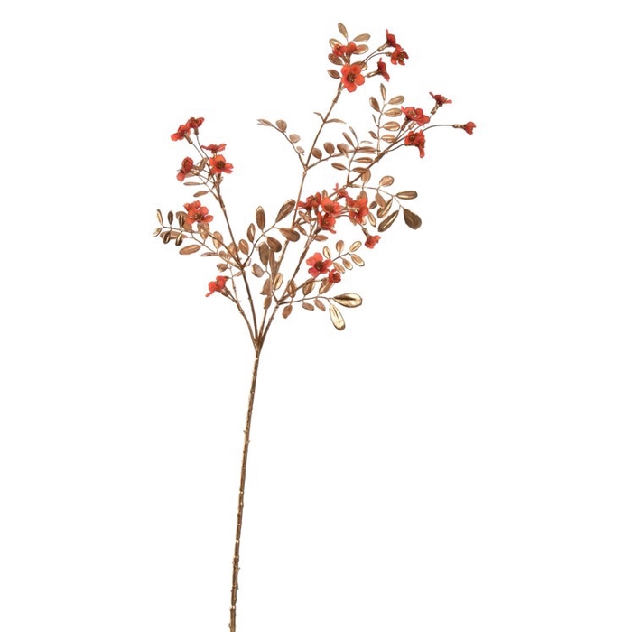 <h4>Wild flower spray 70cm gold orange</h4>