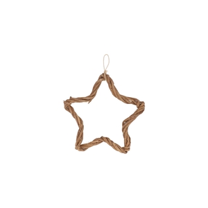 Wreath Vine Twisted Star Ass 25x25x2cm