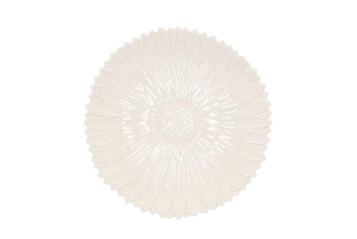 <h4>Bloom Daisy Plate White 24x24x4cm Nm</h4>