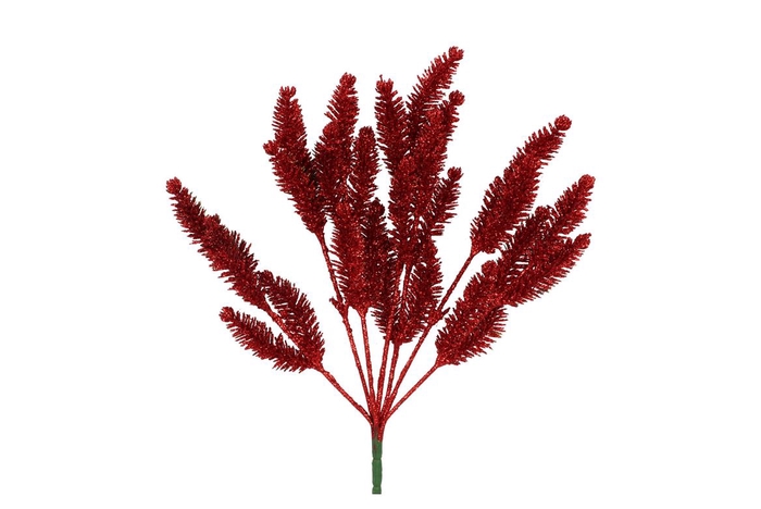 <h4>Pick Shine Glitter Branch Jolly Red 31cm</h4>