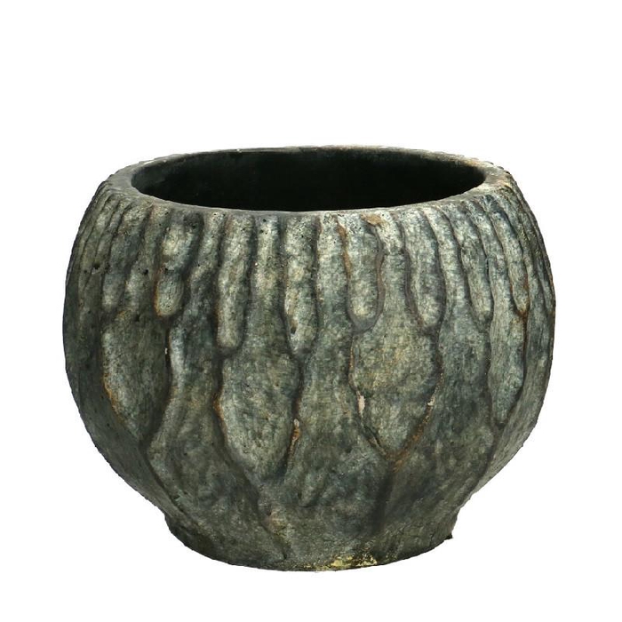 <h4>Keramiek Exclusief Bowie pot d24.5*18cm</h4>