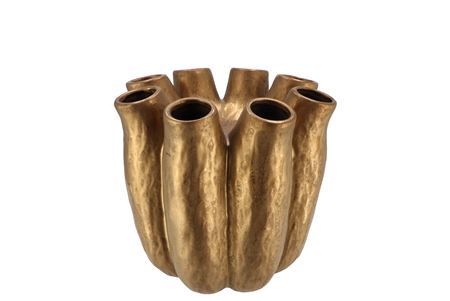 <h4>Luna Gold Tube Vase 19x19cm Nm</h4>