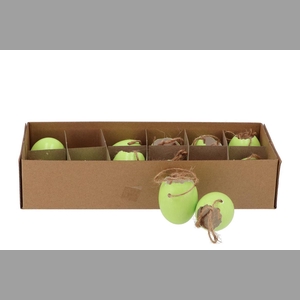 Eggs Chicken Pendant Light Green P/12