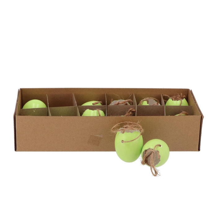 <h4>Eggs Chicken Pendant Light Green P/12</h4>