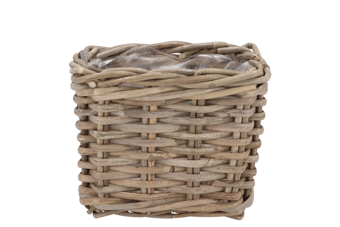 Rattan Ivy Pot Balcony 20x15x17cm