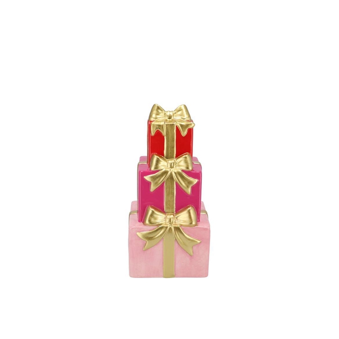 <h4>Joy Jolly Pink Gifts Vase Ass 10x21cm</h4>