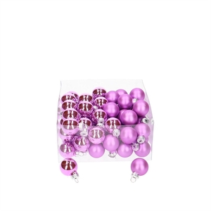 Kerstbal Bal  25mm combi x72