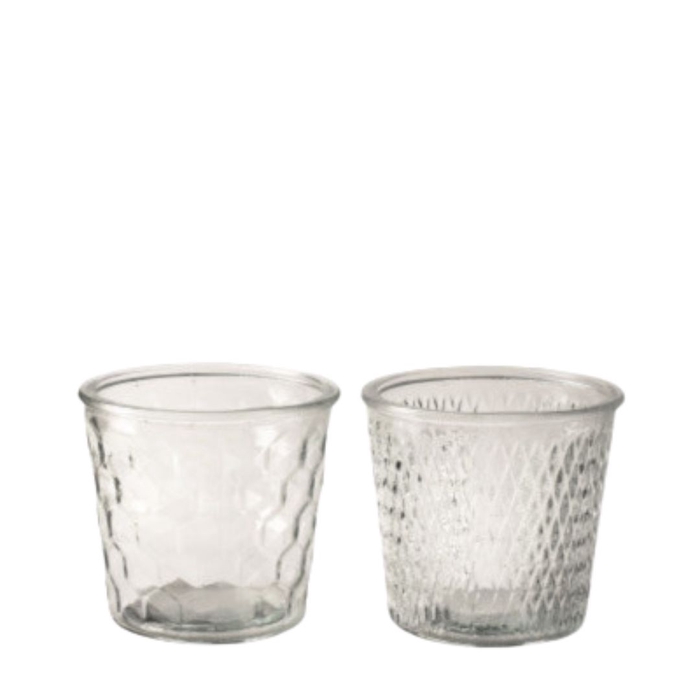 <h4>Glas Retro vaas d11.5*10cm</h4>