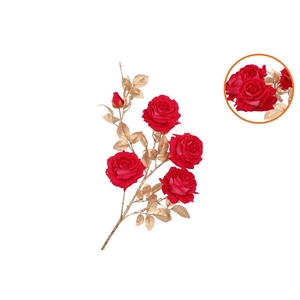 Silk Rose Goldie 5x Beauty 116cm Nm