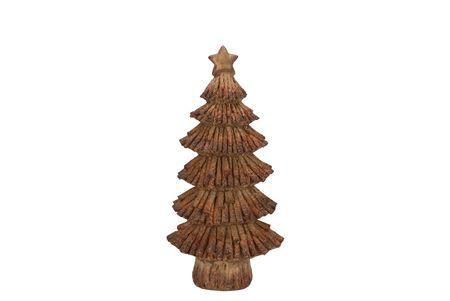 <h4>Wonderland Scottish Brown Tree Star 8x6x14cm</h4>