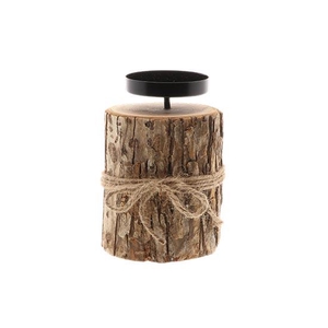 Candleholder Log H17D10