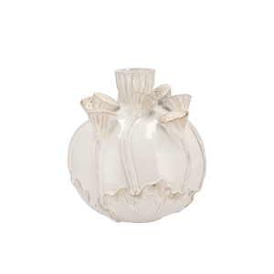 Mara White Vase Bol Lotus 26x26x26cm Nm