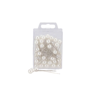 Floristry Pearl Pin 10x60mm White P/50