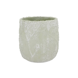 Alaska Gypsy Green Whitewash Pot 23x23x24cm