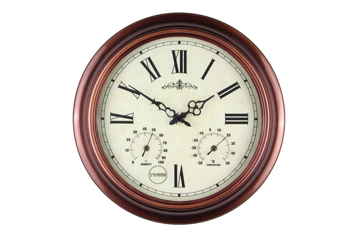 Clock Outdoor Ø46 Bronze 84212