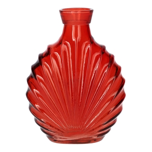 DF02-720999700 - Bottle Shelia 12.5x5.5x16.8 cherry red transparent
