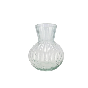 Feline Clear Vase Ass 14x17cm Nm