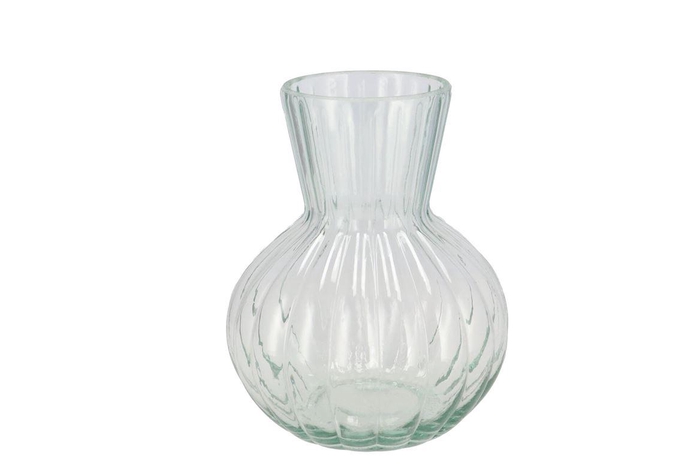 Feline Clear Vase Ass 14x17cm Nm