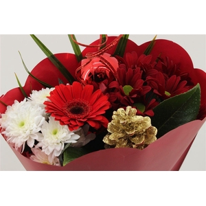 Boeket Micro Kerst Rood